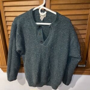 Vintage LL Bean 80% Cotton 20% Wool Sweater